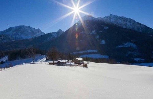 Ramsau bei Berchtesgaden Apartamento | Apartamento Steinberg, 1-2 personas, 28 m², ducha / WC, balcón orientado al sur, TV, 1 dormitorio