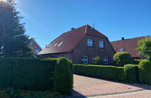 Horum Apartamento | Ferien im Wangerland Ferienwohnung MUSCHEL Minsen Schillig Hund Pool Sauna