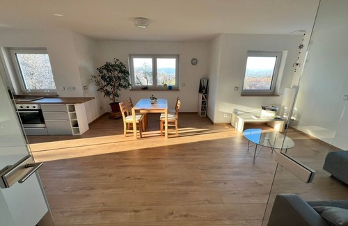 Kleinsassen Apartamento | Ferienapartment An der Milseburg - apartment/apartment, shower, WC, 1 bedroom