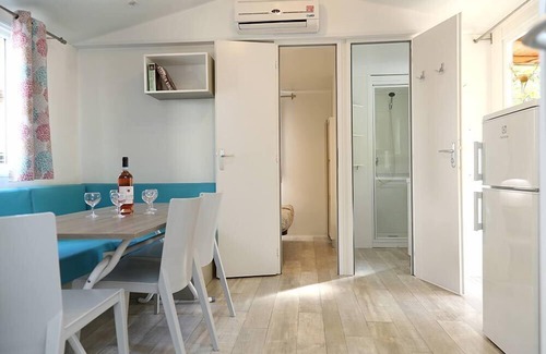 Gralaoni-Pralesi-Cisano Casa | Feriendorf Cisano Mobilehome Turchese für 7 Personen