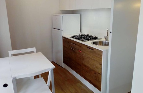 Lido di Spina Casa | Feriendorf Mare Pineta Mobilehome Viola für 3 Personen