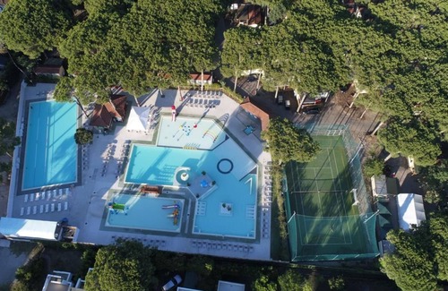 Lido di Spina Casa | Feriendorf Mare Pineta Mobilehome Viola für 3 Personen