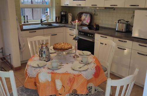 Byhleguhre Apartamento | Ferienhaus am Holunderfließ - Holiday home, comb. WZ/SZ, kitchen, shower/WC, garden