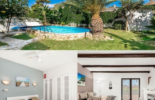 Urbanizacion Costabella Casa | Ferienhaus Costa del Sol , Marbella, mit Meerblick & Pool, 500 m zum Strand