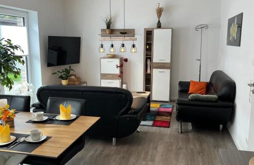 Apeldorn Apartamento | Ferienhaus "Golden Delicious" Meppen Ebenerdig Carport Terrasse Neubau NETFLIX Free WIFI 2 Schlafzimmer Küche GästeWC