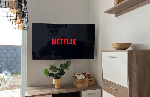 Apeldorn Apartamento | Ferienhaus "Golden Delicious" Meppen Ebenerdig Carport Terrasse Neubau NETFLIX Free WIFI 2 Schlafzimmer Küche GästeWC