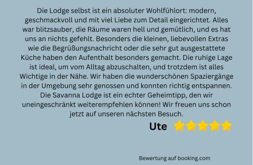 Hockelheim Apartamento | Ferienhaus Höckelheim - FeWo Savanna Lodge - barrierefrei - 100qm - 3 Schlafzimmer - bis 6 Gäste - Babies reisen gratis - Terrasse, Garten & Grill - vollausgestattete Küche mit Spülmaschine - Klimaanlage, Fußbodenheizung & Raffstores - nahe Göttingen