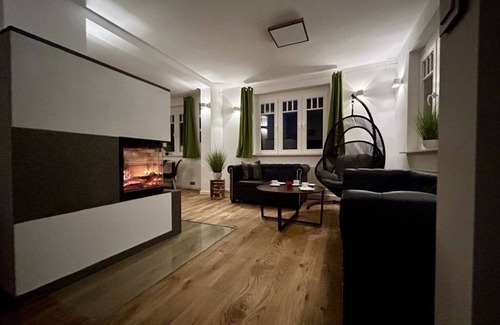 Oberhavel Casa | Ferienhaus im Grünen mit Kamin