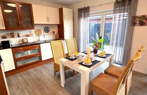 Apeldorn Apartamento | Ferienhaus "Jonagold" Meppen Ebenerdig Carport Terrasse Free WiFi 2 Schlafzimmer Küche Gäste-WC Wallbox