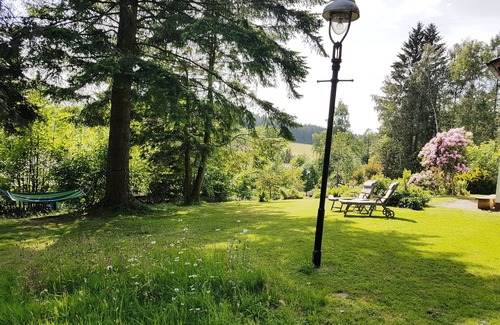 Sankt Englmar Casa | Ferienhaus Kristall, justo en St. Englmar - con "Bosque Bávaro" en el jardín!