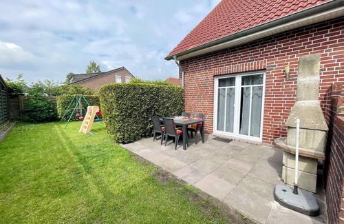 Hamswehrum Casa | Ferienhaus Seehund en la costa este del mar del Norte de Frisia con 3 dormitorios