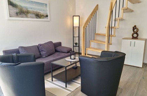 Conneforde Apartamento | Ferienhaus Wiesenblick