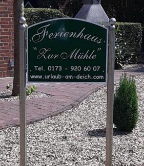 Westoverledingen Apartamento | Ferienhaus "Zur Mühle"