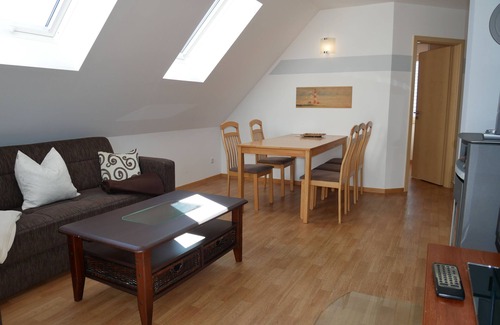 Neppermin Apartamento | Ferienpark Neppermin Ferienhaus Inselblick - Ferienwohnung Inselblick im Obergeschoss