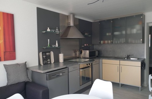 Ruedesheim am Rhein Apartamento | Ferienwohnung an der Hildegardis Kirche - apartment/apartment, shower, WC, 1