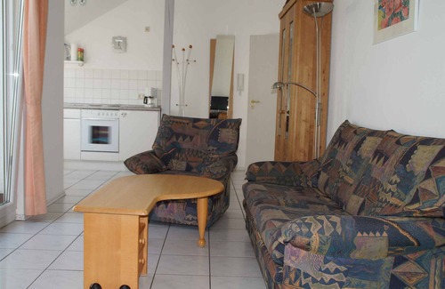 Bodolz Apartamento | Apartamento 1 con aproximadamente 50 metros cuadrados, 1 dormitorio, para un máximo de 4 personas.