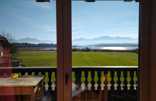 Rimsting Apartamento | Ferienwohnung 32qm mit Blick auf den Chiemsee und die Berge