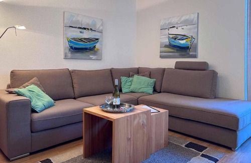 Duhnen Apartamento | Ferienwohnung-9-mit-Schwimmbad-Sauna-Residenz-Passat-Doese