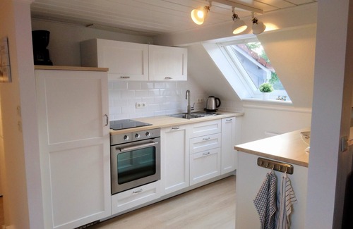 Neugarmssiel Apartamento | Ferienwohnung Achterdeck