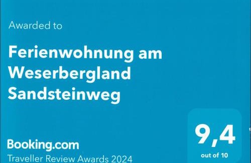 Arholzen Apartamento | Ferienwohnung am Weserbergland Sandsteinweg