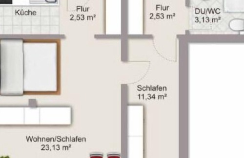 Jaderaltendeich Apartamento | Ferienwohnung/app. für 4 Gäste mit 50m² in Jade-sehestedt