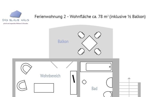Kleinpestitz/Mockritz Apartamento | Ferienwohnung/app. für 4 Gäste mit 76m² in Dresden