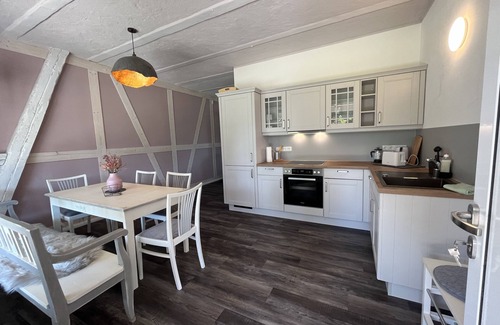 Zahna-Elster Apartamento | Ferienwohnung auf dem Bauernhof mit Terrasse