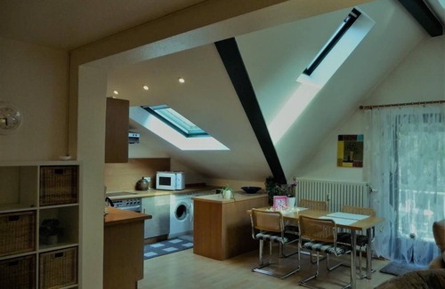 Bad Bergzabern Apartamento | App. Apartamento Berger - Kurpark-Residenz - apartamento / apartamento, baño, aseo, confort