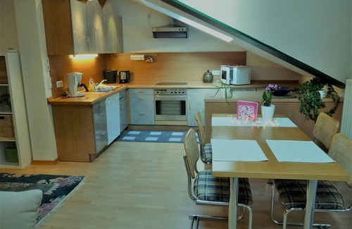 Bad Bergzabern Apartamento | App. Apartamento Berger - Kurpark-Residenz - apartamento / apartamento, baño, aseo, confort