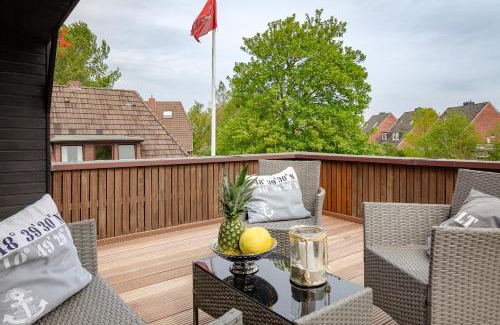 Tinnum Apartamento | Ferienwohnung Ben mit exklusiver Dachterrasse
