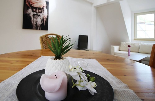 Steinheim Apartamento | Ferienwohnung Hanau Hu03, 75qm, 1 Schlafzimmer, 1 Wohn-/ Schlafzimmer, Max. 5 Personen