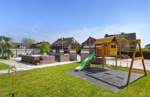 Bensersiel Apartamento | Ferienwohnung Haus zum Seehund mit Pool und Frühstücksoption