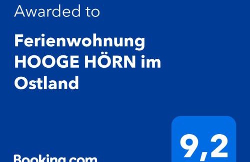 Borkum Apartamento | Ferienwohnung HOOGE HÖRN im Ostland