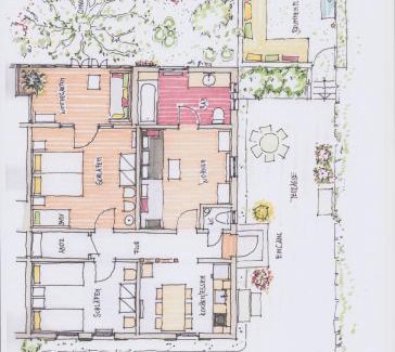 Neunkirchen-Seelscheid Apartamento | Ferienwohnung im Fachwerkhof 'Haus in Bewegung'
