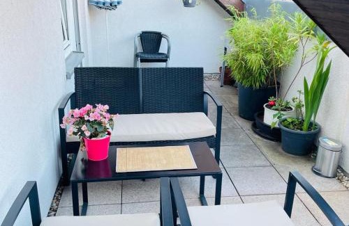 Mainz-Bingen Apartamento | Ferienwohnung in Binger Stadtmitte mit Balkon