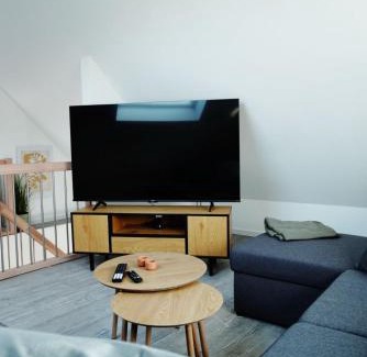 Neuharlingersiel Apartamento | Ferienwohnung KÖÖK Küstentraum - Modern, Balkon, Strandnah, Maisonette