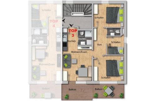Konigsleiten Apartamento | Ferienwohnung Königsleiten 121b - Top 3