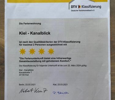 Holtenau Apartamento | Ferienwohnung Kiel - Kanalblick