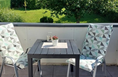 Velmede Apartamento | Ferienwohnung Klärchen mit Balkon