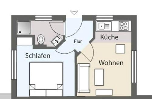 Lauterbach Apartamento | Ferienwohnung Kleiner Vilm