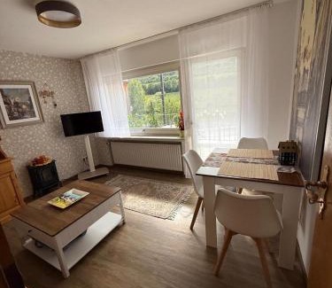 Merl Apartamento | Ferienwohnung Moselblick Zell - Balkon und Gemeinschaftsterrasse