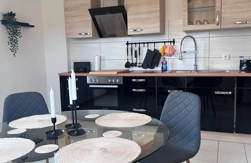 Hargarten Apartamento | Ferienwohnung Mesdag - Appartement/fewo, Dusche, WC, 1 Schlafraum