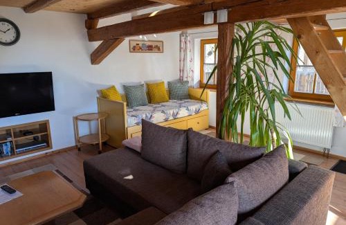 Dinkelsbuehl Apartamento | Ferienwohnung mit Charme und Blick auf Dinkelsbühl