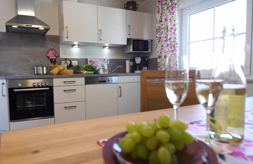 Gunzenhausen Apartamento | Apartamento con terraza cubierta