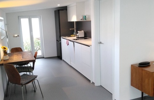 Heppenheim Apartamento | Ferienwohnung mit Fenster zum Hof im Skandinavischen Stil in der Innenstadt