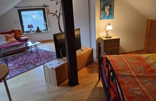 Niederemmel Apartamento | Ferienwohnung mit Moselblick