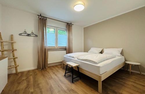 Bad Muenster am Stein-Ebernburg Apartamento | Ferienwohnung Rheingrafenblick mit Infrarotkabine