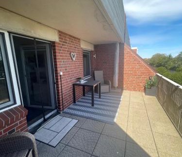 Dornum Apartamento | Ferienwohnung schöner Ausblick