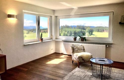Achberg Apartamento | Ferienwohnung Schottenhof Walser 1 - Alleinlage im Grünen mit Panoramablick
