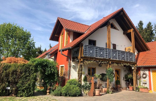 Bottenbach Apartamento | Ferienwohnung Sommer - Appartement/fewo, Dusche und Bad, WC, Balkon